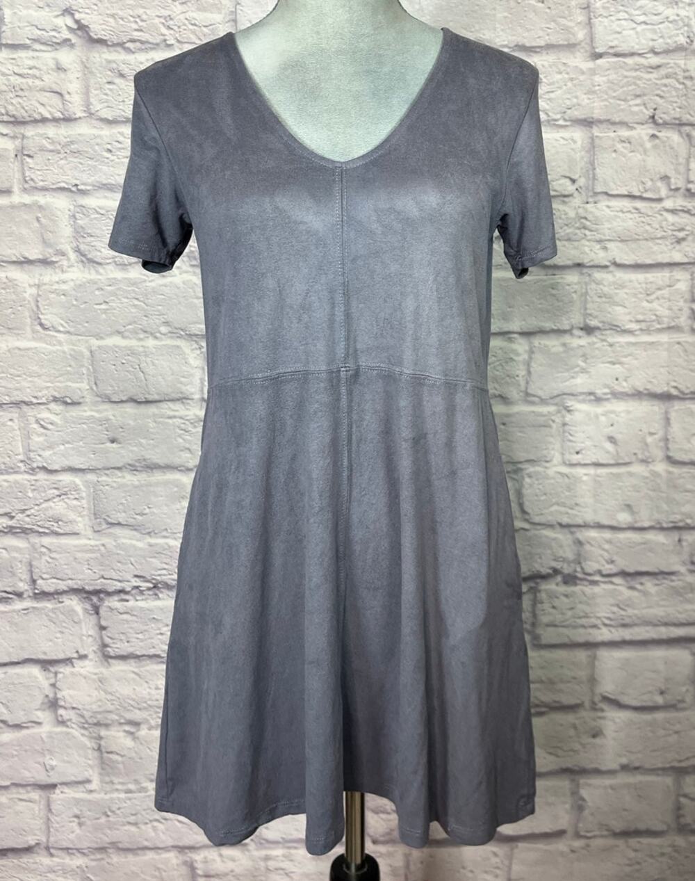 Z Supply Minimalist Microsuede Mini Dress